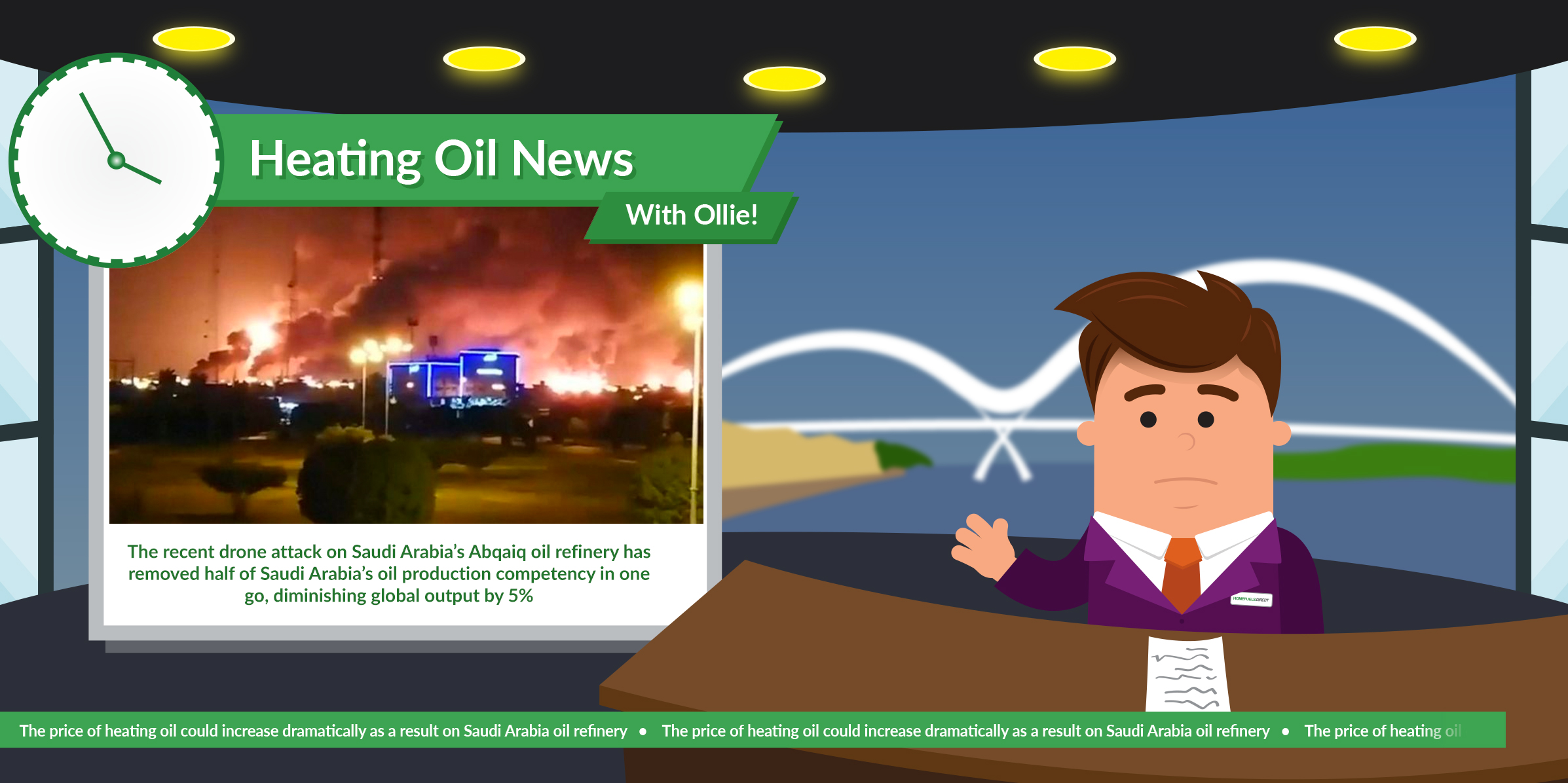 How The Attach On Saudi Oil Refinery Could Affect Heating Oil Prices